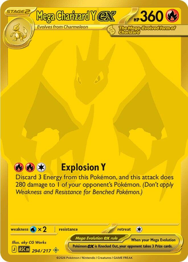 Mega Charizard Y ex (294/217) [Mega Evolution: Ascended Heroes] | Total Play