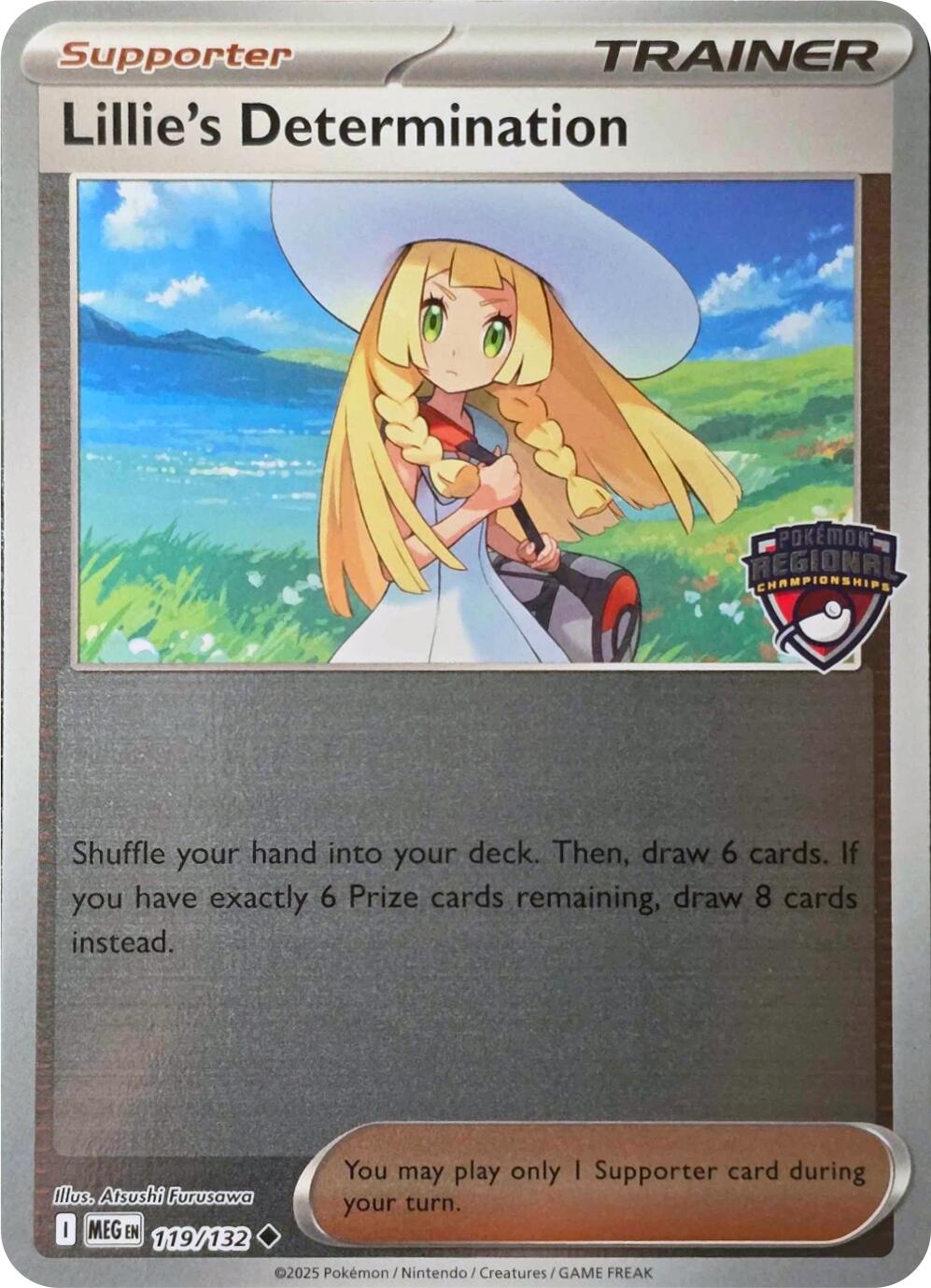 Lillie's Determination (119/132) (Regional Championships) [League & Championship Cards] | Total Play