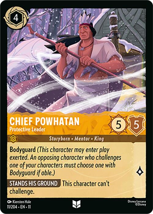 Chief Powhatan - Protective Leader (11/204) [Winterspell] | Total Play