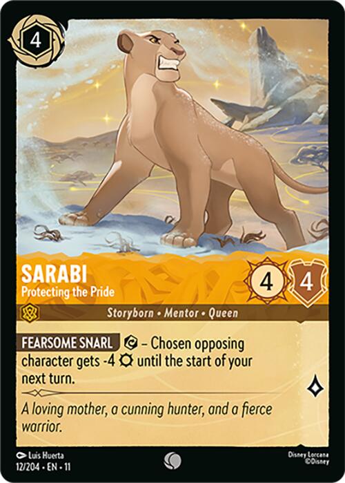 Sarabi - Protecting the Pride (12/204) [Winterspell] | Total Play