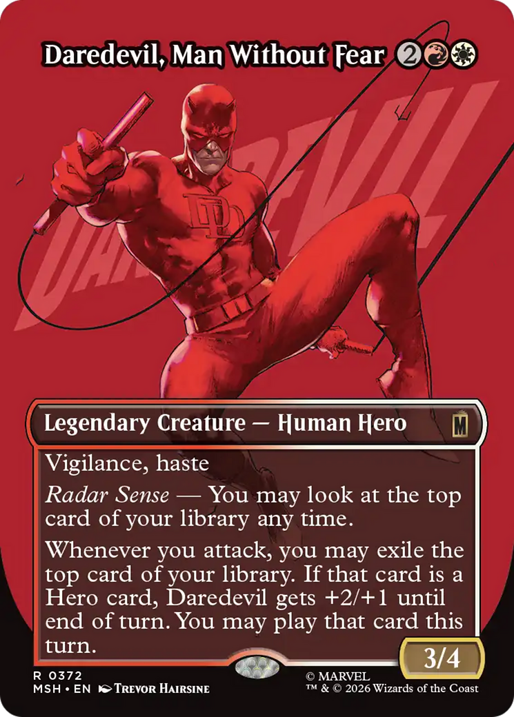 Daredevil, Man Without Fear (Borderless) (0372) [Marvel Super Heroes] | Total Play