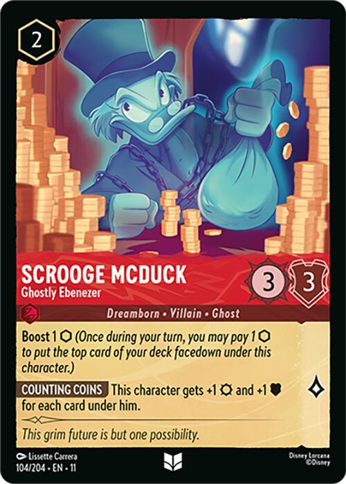Scrooge McDuck - Ghostly Ebenezer (104/204) [Winterspell] | Total Play