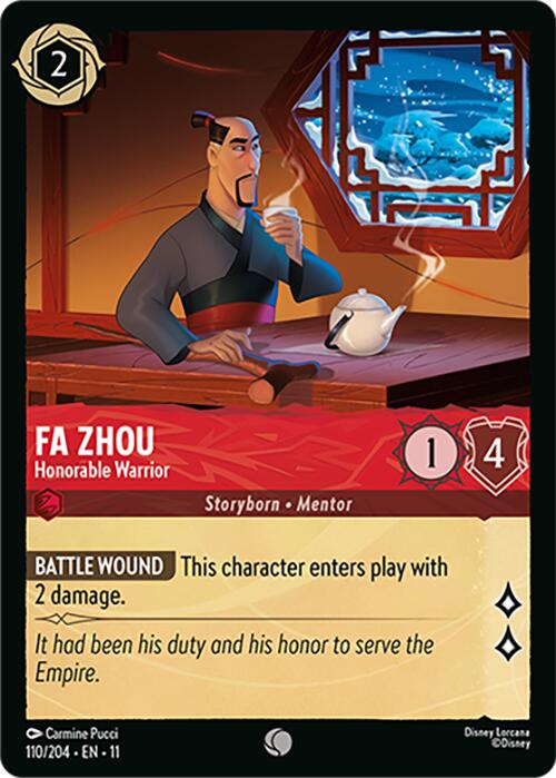 Fa Zhou - Honorable Warrior (110/204) [Winterspell] | Total Play
