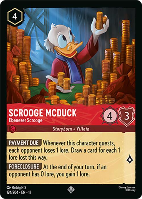 Scrooge McDuck - Ebenezer Scrooge (124/204) [Winterspell] | Total Play