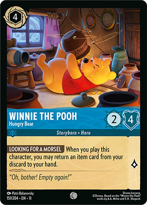 Winnie the Pooh - Hungry Bear (151/204) [Winterspell] | Total Play