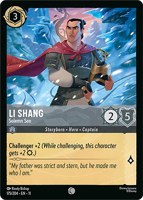 Li Shang - Solemn Son (175/204) [Winterspell] | Total Play