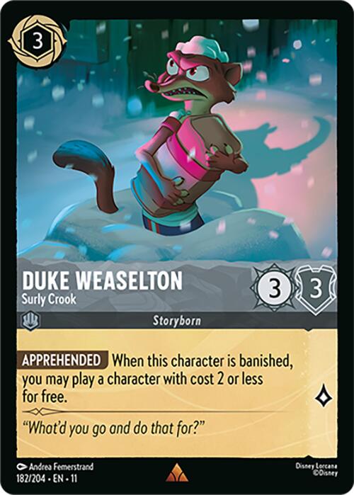 Duke Weaselton - Surly Crook (182/204) [Winterspell] | Total Play