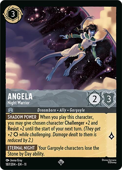 Angela - Night Warrior (187/204) [Winterspell] | Total Play