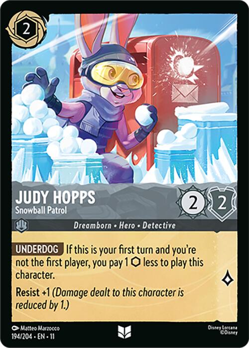 Judy Hopps - Snowball Patrol (194/204) [Winterspell] | Total Play