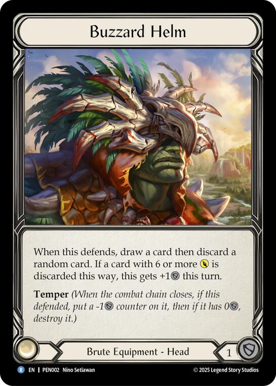 Buzzard Helm [PEN002] (Compendium of Rathe) | Total Play