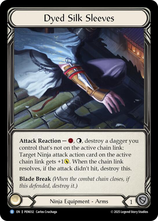 Dyed Silk Sleeves [PEN032] (Compendium of Rathe) | Total Play