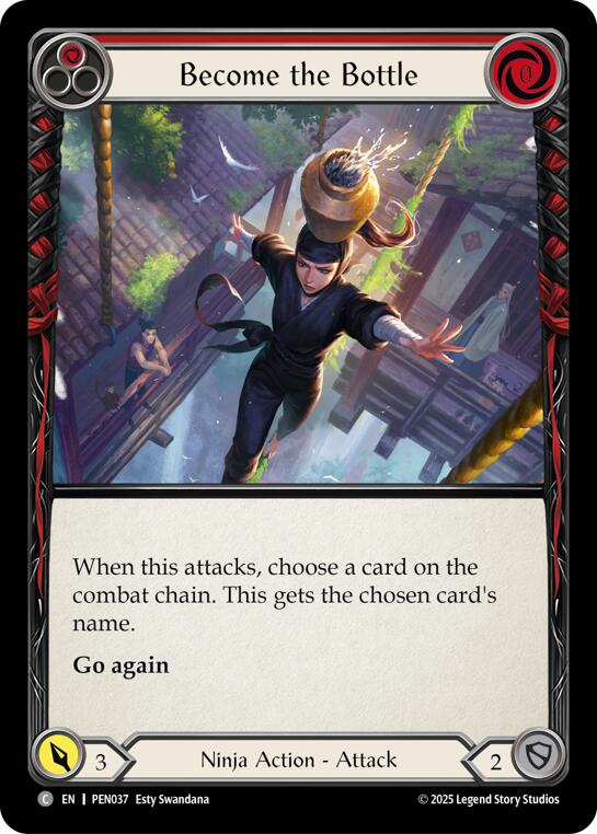 Become The Bottle (Red) (Regular) [PEN037] (Compendium of Rathe) | Total Play