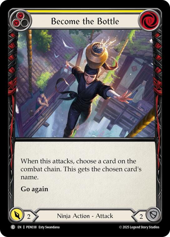 Become The Bottle (Yellow) (Regular) [PEN038] (Compendium of Rathe) | Total Play