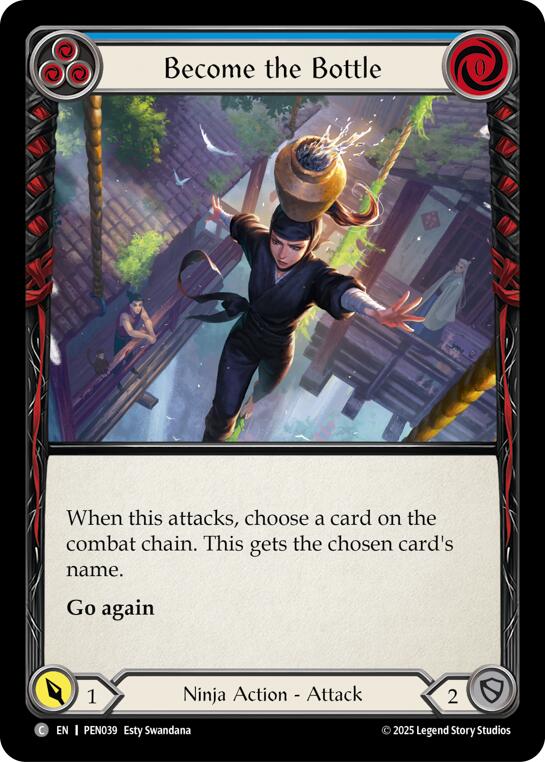 Become The Bottle (Blue) (Regular) [PEN039] (Compendium of Rathe) | Total Play