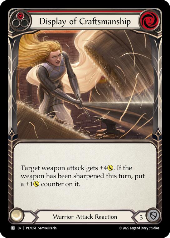 Display Of Craftsmanship (Red) (Regular) [PEN051] (Compendium of Rathe) | Total Play