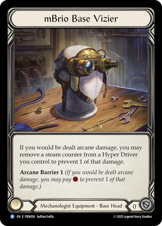 Mbrio Base Vizier [PEN058] (Compendium of Rathe)  Cold Foil | Total Play