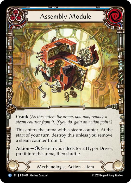 Assembly Module (Blue) (Regular) [PEN067] (Compendium of Rathe) | Total Play