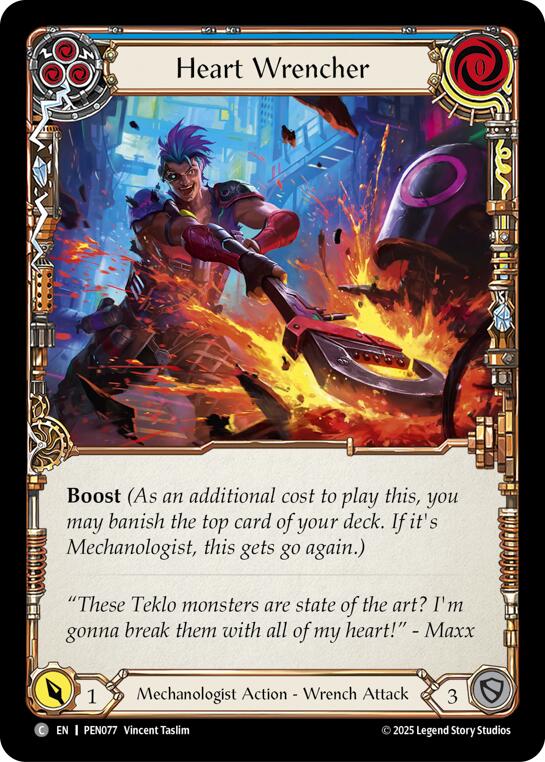 Heart Wrencher (Blue) (Regular) [PEN077] (Compendium of Rathe) | Total Play