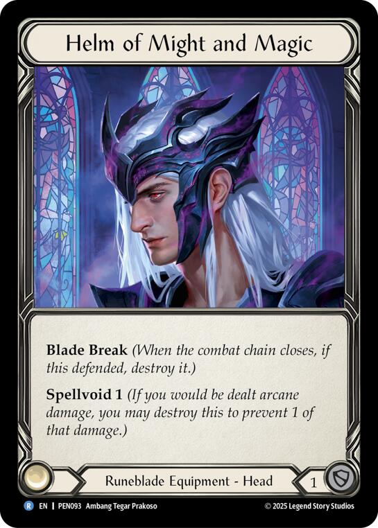 Helm Of Might And Magic [PEN093] (Compendium of Rathe)  Cold Foil | Total Play