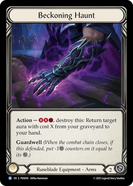 Beckoning Haunt [PEN095] (Compendium of Rathe)  Cold Foil | Total Play