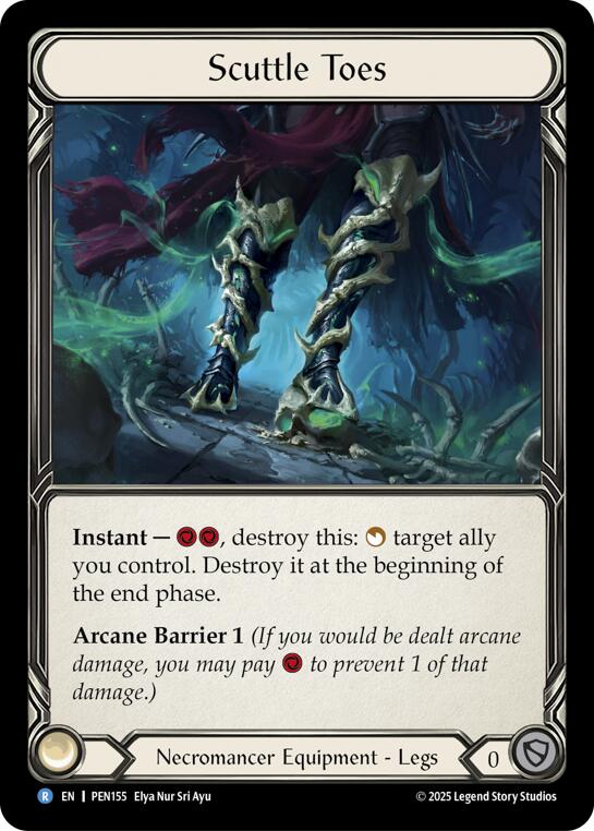 Scuttle Toes [PEN155] (Compendium of Rathe)  Cold Foil | Total Play