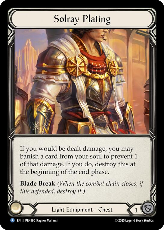 Solray Plating [PEN180] (Compendium of Rathe) | Total Play