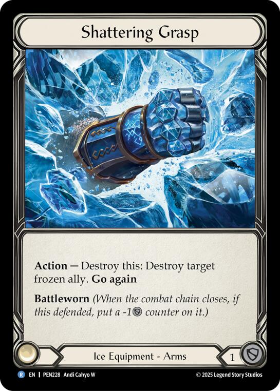 Shattering Grasp [PEN228] (Compendium of Rathe)  Cold Foil | Total Play