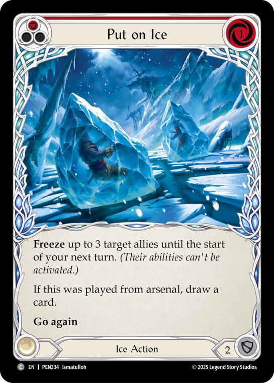 Put On Ice (Red) (Regular) [PEN234] (Compendium of Rathe) | Total Play