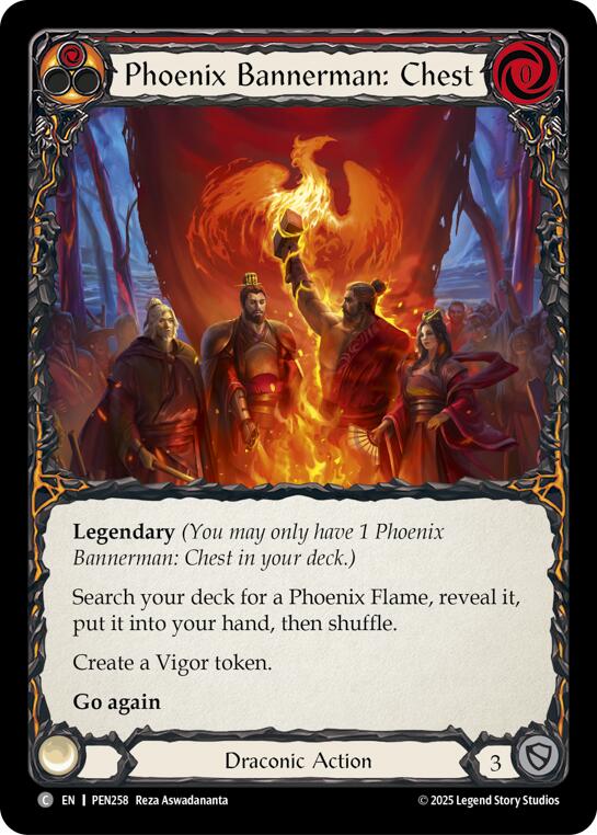 Phoenix Bannerman Chest (Red) (Regular) [PEN258] (Compendium of Rathe) | Total Play