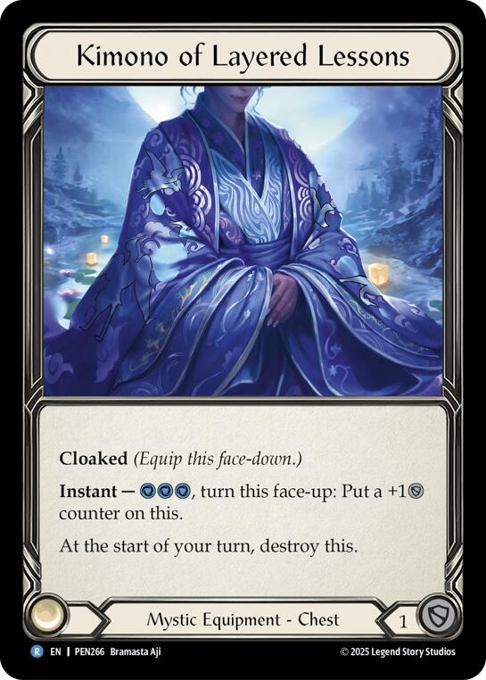 Kimono Of Layered Lessons [PEN266] (Compendium of Rathe)  Cold Foil | Total Play
