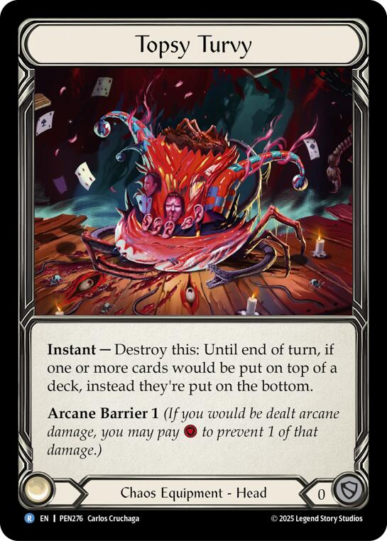 Topsy Turvy [PEN276] (Compendium of Rathe)  Cold Foil | Total Play