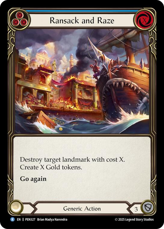 Ransack And Raze (Blue) (Regular) [PEN327] (Compendium of Rathe) | Total Play