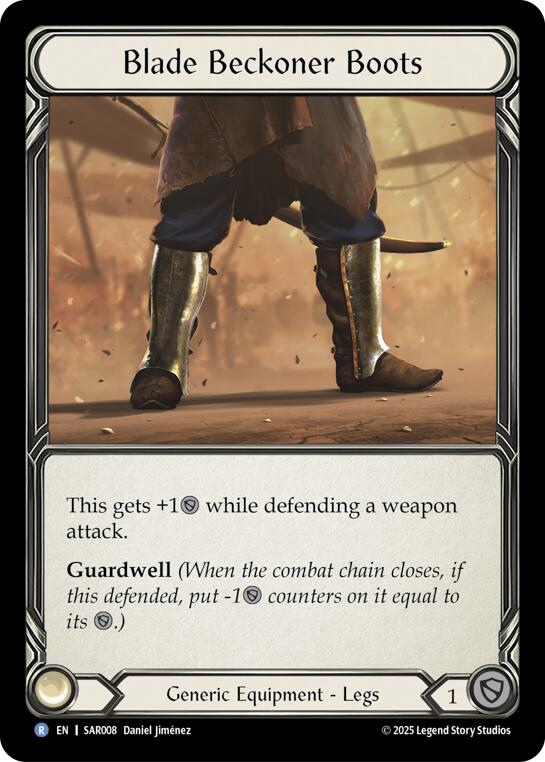 Blade Beckoner Boots [SAR008] (GEM Pack 2) | Total Play