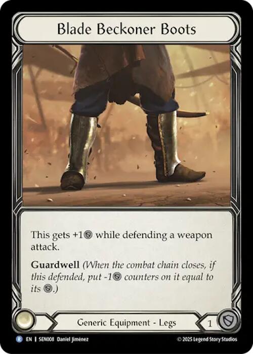 Blade Beckoner Boots [SEN008] (GEM Pack 2) | Total Play