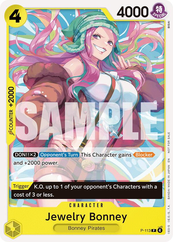 Jewelry Bonney (Heroines Battle Pack) [One Piece Promotion Cards] | Total Play
