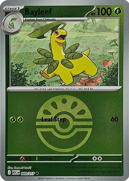 Bayleef (009/217) (Friend Ball) [Mega Evolution: Ascended Heroes] | Total Play