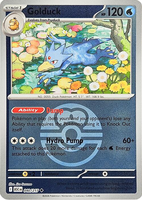 Golduck (040/217) (Love Ball) [Mega Evolution: Ascended Heroes] | Total Play