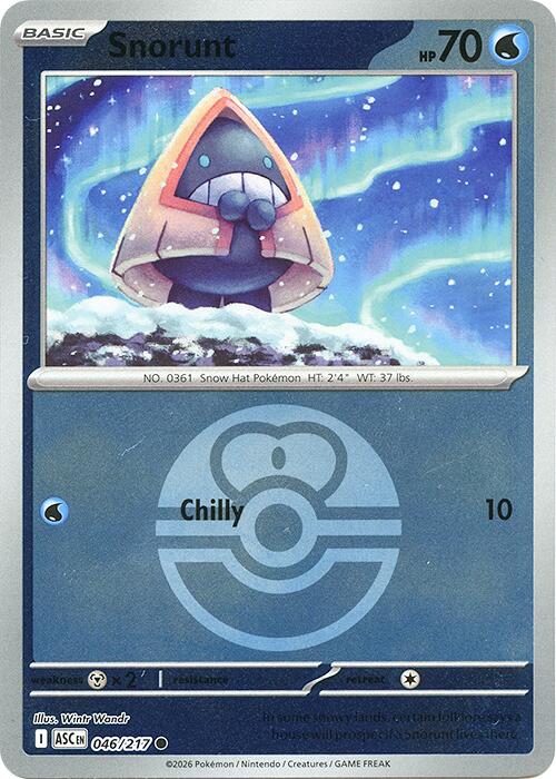 Snorunt (046/217) (Love Ball) [Mega Evolution: Ascended Heroes] | Total Play