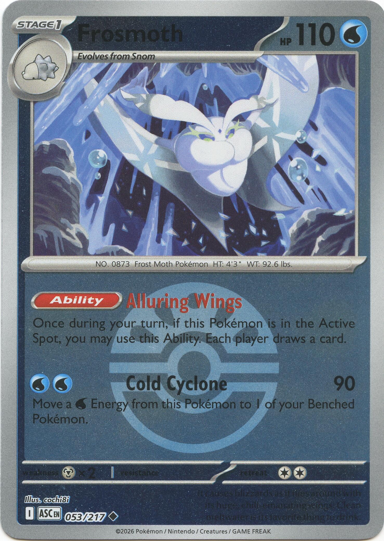 Frosmoth (053/217) (Friend Ball) [Mega Evolution: Ascended Heroes] | Total Play