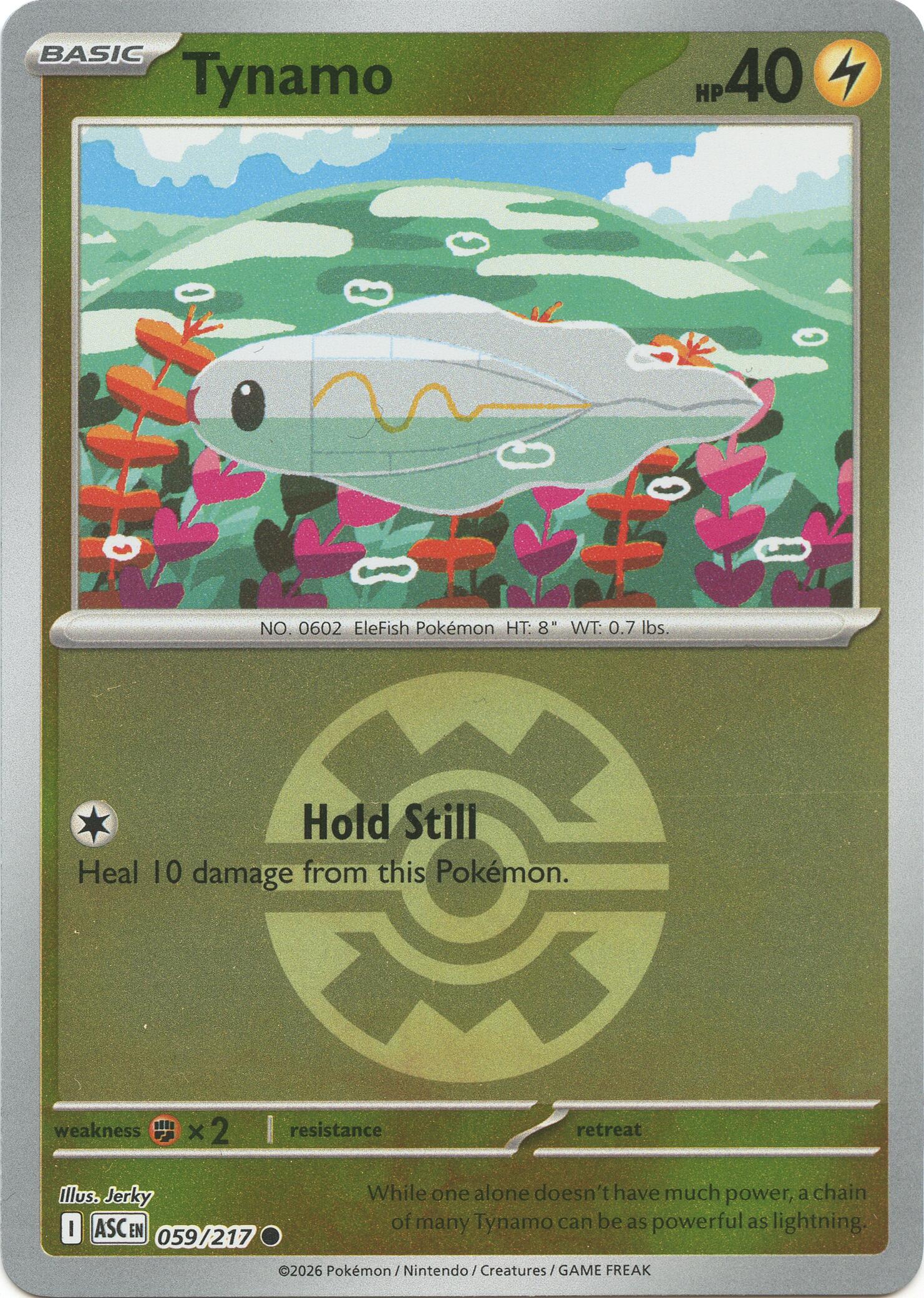 Tynamo (059/217) (Quick Ball) [Mega Evolution: Ascended Heroes] | Total Play