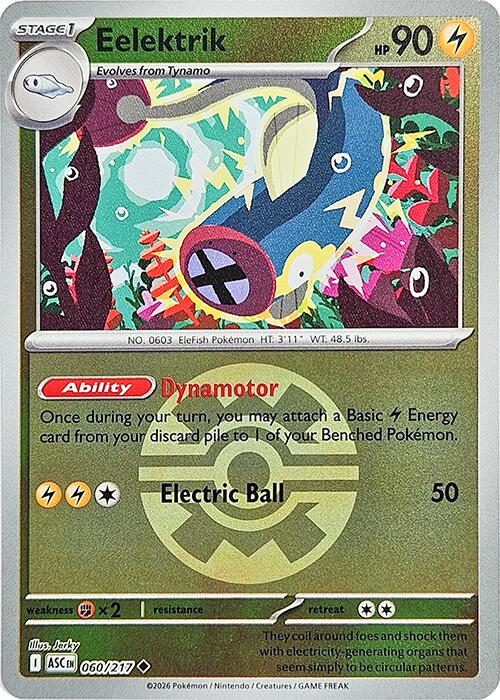 Eelektrik (060/217) (Quick Ball) [Mega Evolution: Ascended Heroes] | Total Play