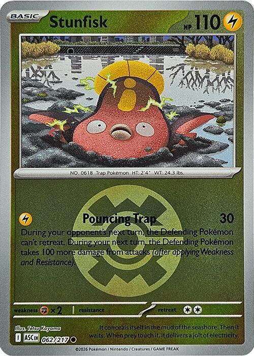 Stunfisk (062/217) (Quick Ball) [Mega Evolution: Ascended Heroes] | Total Play