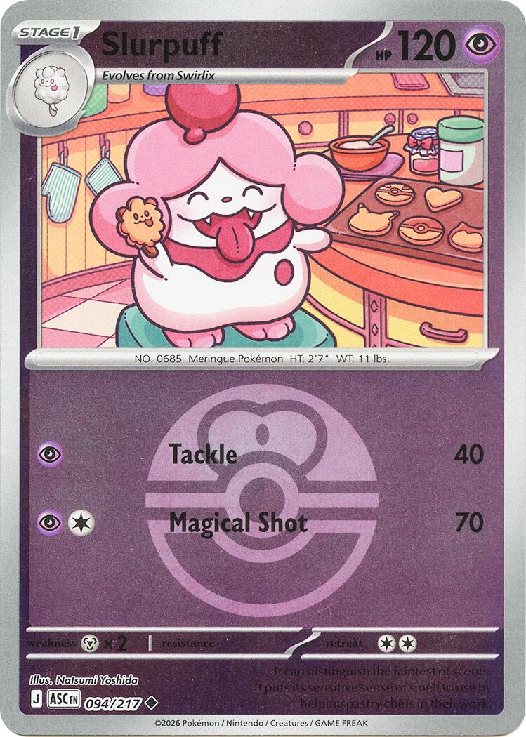 Slurpuff (094/217) (Love Ball) [Mega Evolution: Ascended Heroes] | Total Play