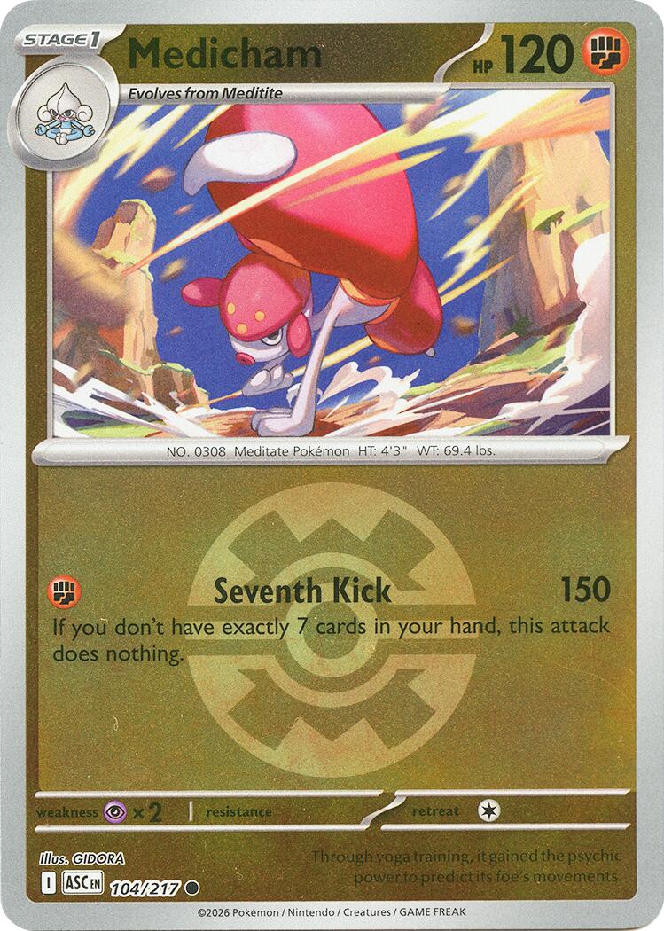 Medicham (104/217) (Quick Ball) [Mega Evolution: Ascended Heroes] | Total Play
