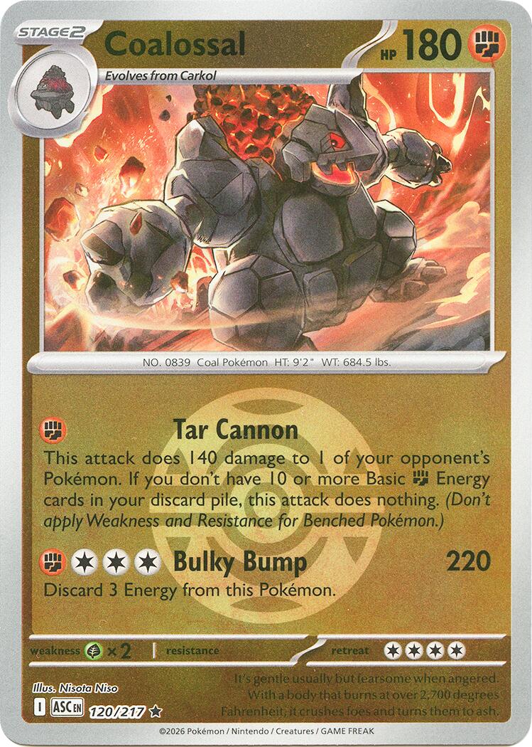 Coalossal (120/217) (Dusk Ball) [Mega Evolution: Ascended Heroes] | Total Play