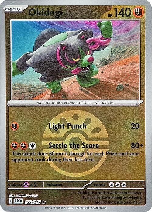 Okidogi (122/217) (Friend Ball) [Mega Evolution: Ascended Heroes] | Total Play
