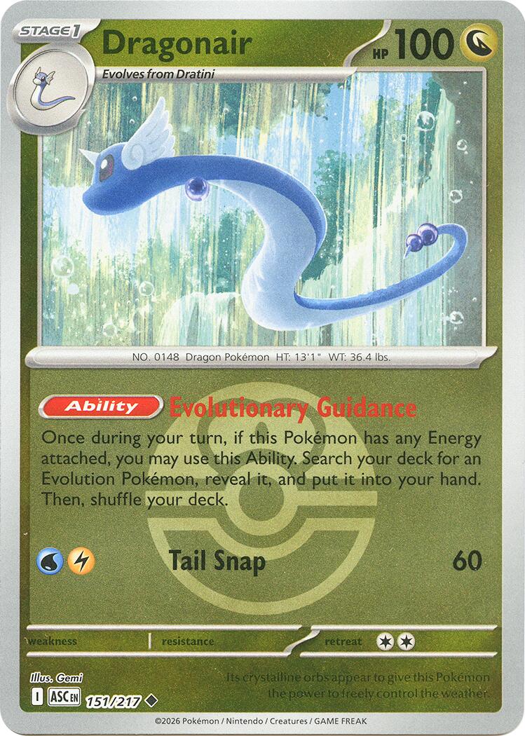 Dragonair (151/217) (Love Ball) [Mega Evolution: Ascended Heroes] | Total Play