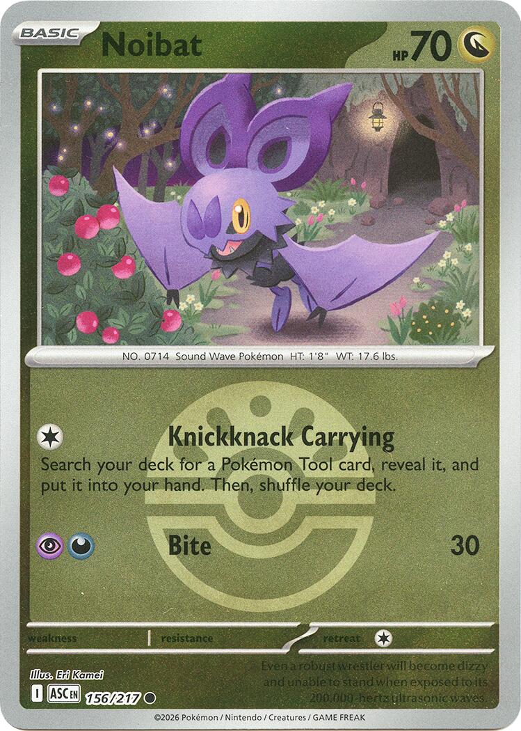 Noibat (156/217) (Friend Ball) [Mega Evolution: Ascended Heroes] | Total Play