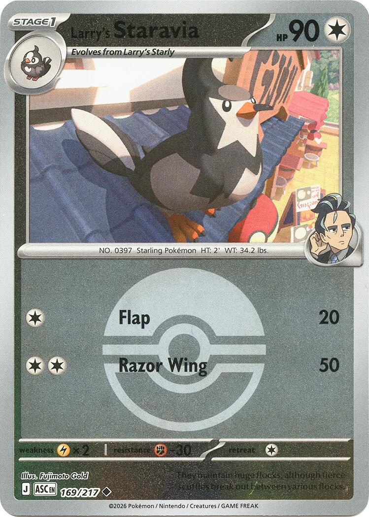 Larry's Staravia (169/217) (Poke Ball) [Mega Evolution: Ascended Heroes] | Total Play
