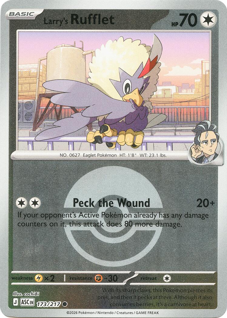 Larry's Rufflet (173/217) (Poke Ball) [Mega Evolution: Ascended Heroes] | Total Play